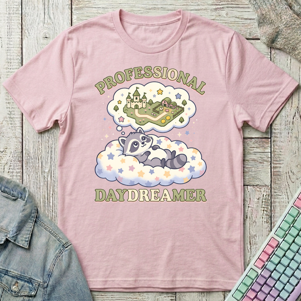 Professional Day Dreamer T-Shirt - Professional Day Dreamer_light_pink