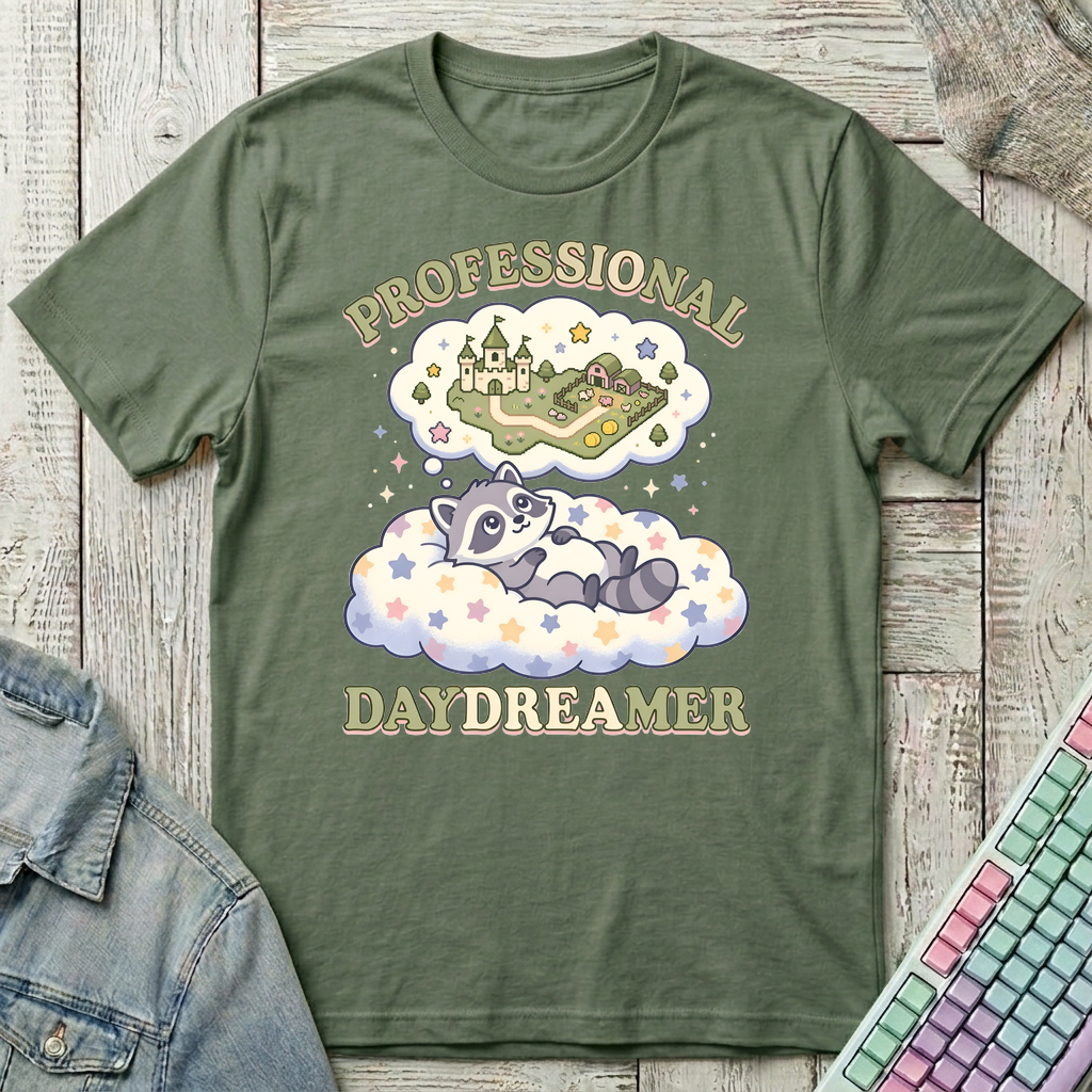 Professional Day Dreamer T-Shirt - Professional Day Dreamer_military_green
