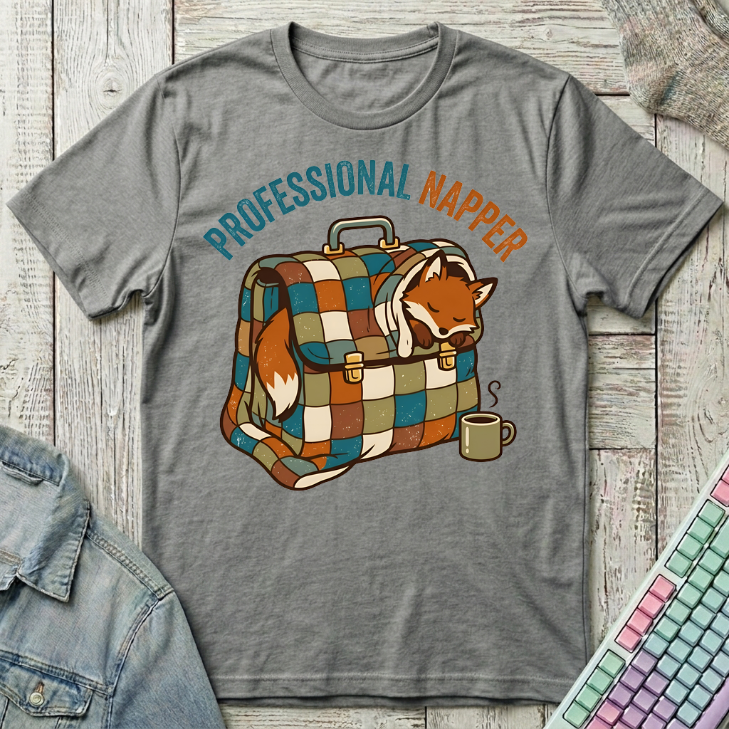 Professional Napper T-Shirt - Professional Napper_graphite_heather