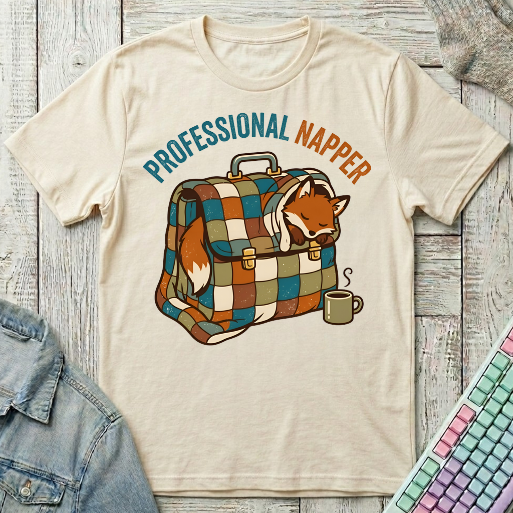 Professional Napper T-Shirt - Professional Napper_natural