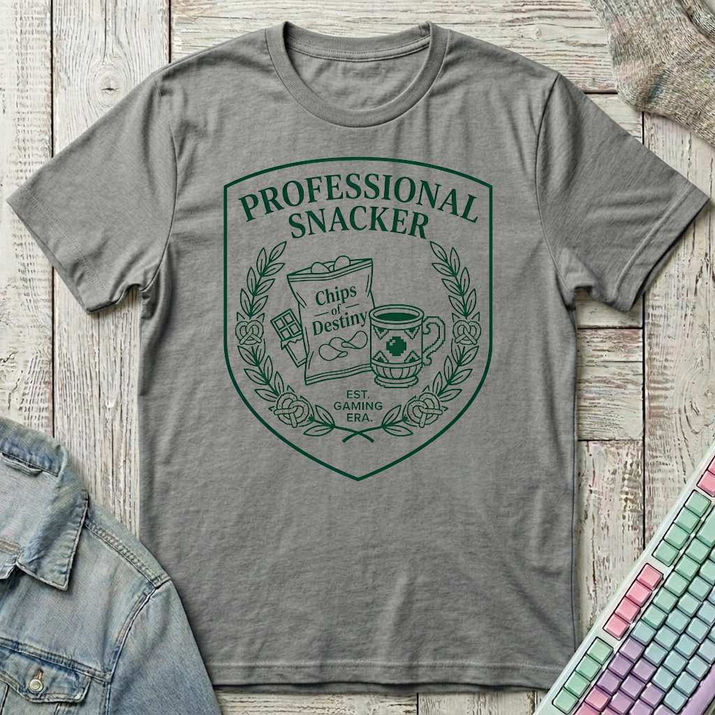 Professional Snacker T-Shirt - Professional Snacker_graphite_heather