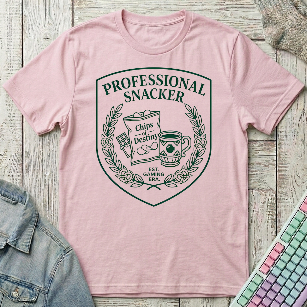 Professional Snacker T-Shirt - Professional Snacker_light_pink