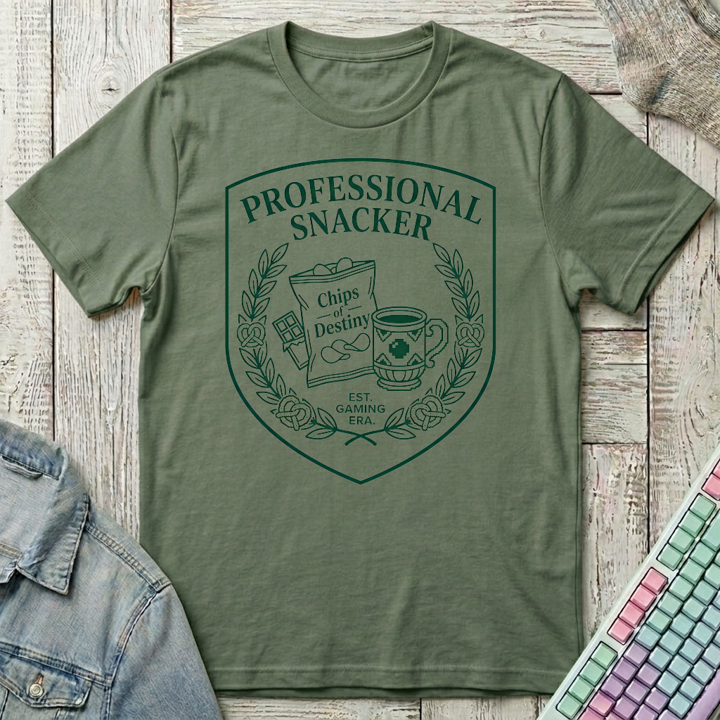 Professional Snacker T-Shirt - Professional Snacker_military_green