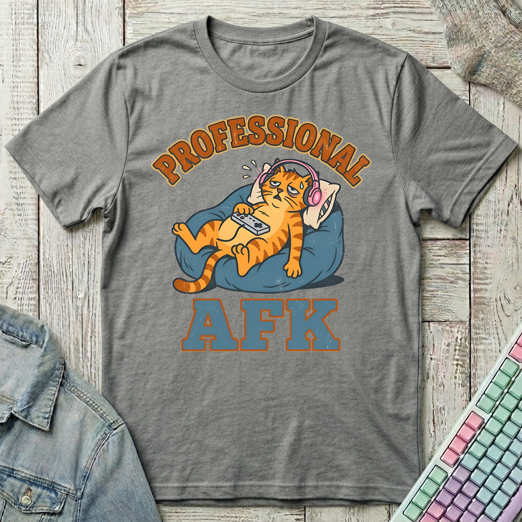 Proffessional AFK T-Shirt - Proffessional AFK_graphite_heather