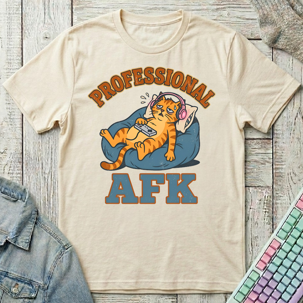 Proffessional AFK T-Shirt - Proffessional AFK_natural