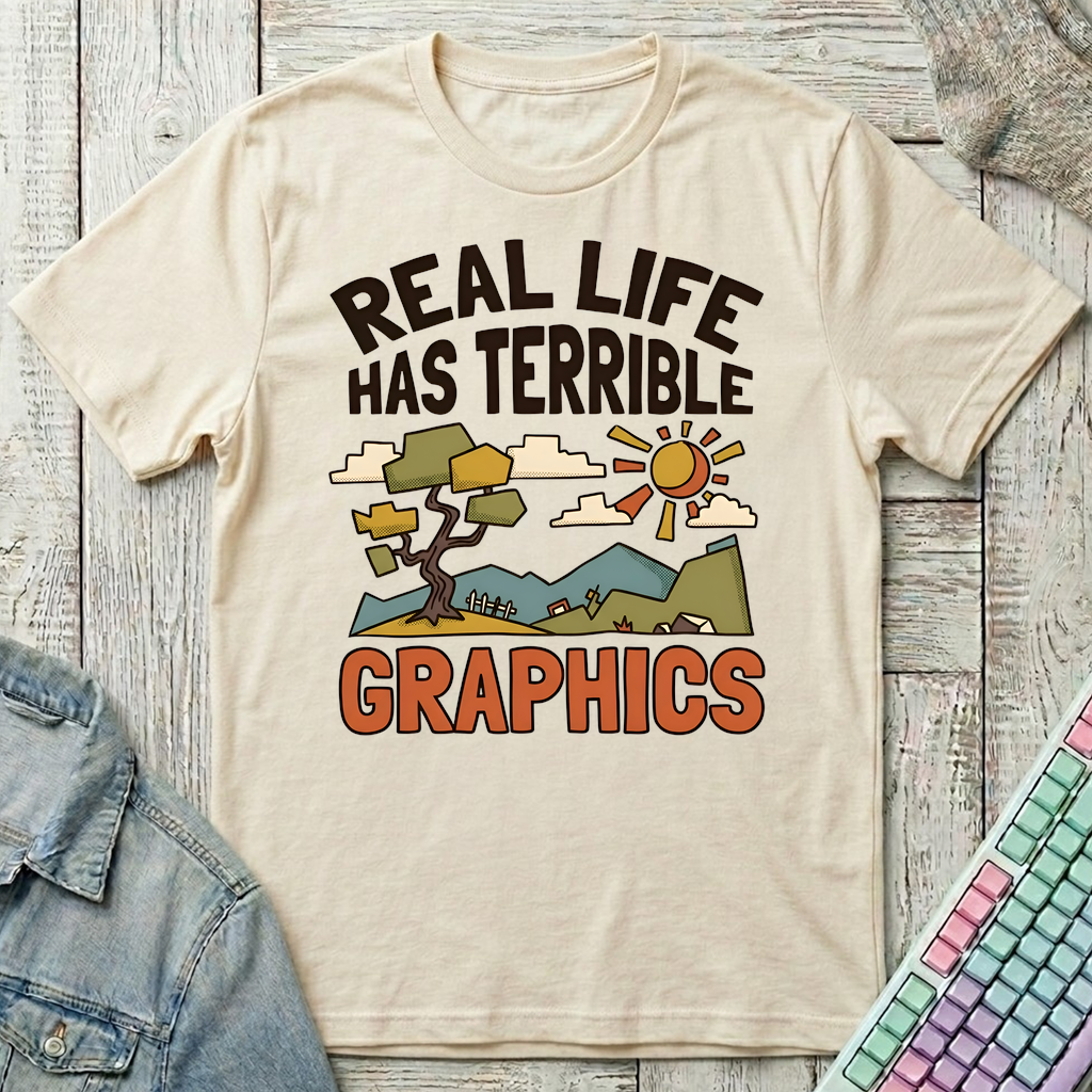 Real Life Graphics T-Shirt - Real Life Graphics_natural