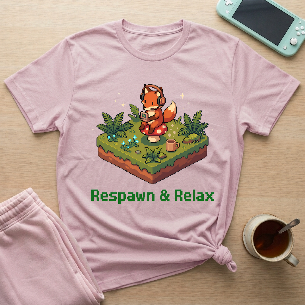 Respawn Meadow T-Shirt - Respawn Meadow_light_pink