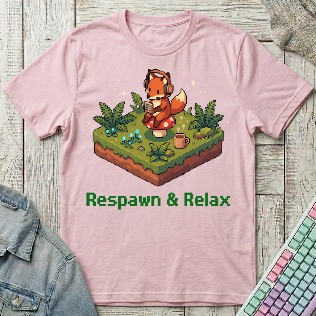 Respawn Meadow T-Shirt - Respawn Meadow_light_pink