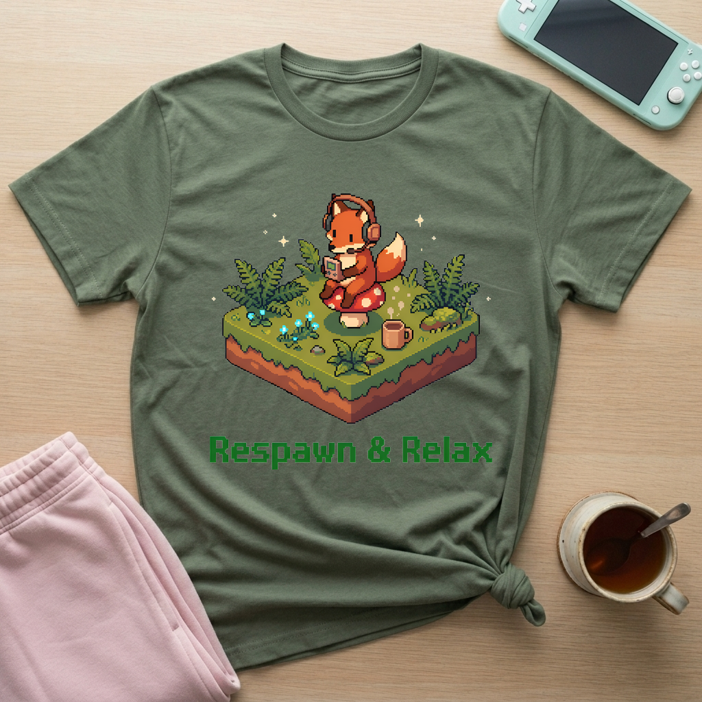 Respawn Meadow T-Shirt - Respawn Meadow_military_green