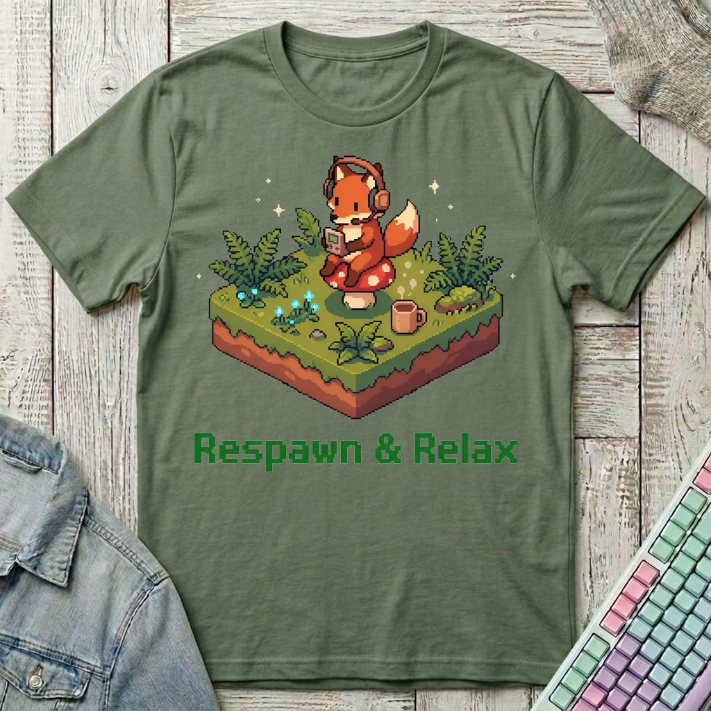Respawn Meadow T-Shirt - Respawn Meadow_military_green