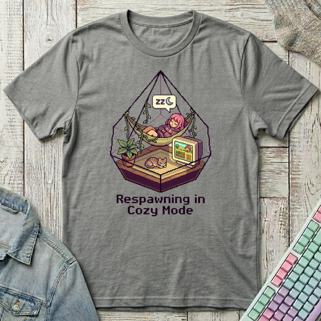 Respawn Sanctuary T-Shirt - Respawn Sanctuary_graphite_heather