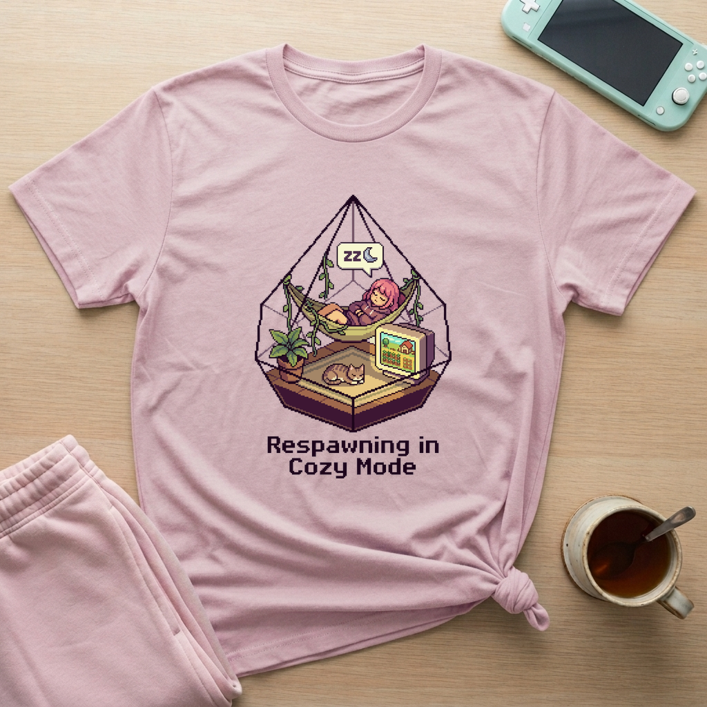 Respawn Sanctuary T-Shirt - Respawn Sanctuary_light_pink