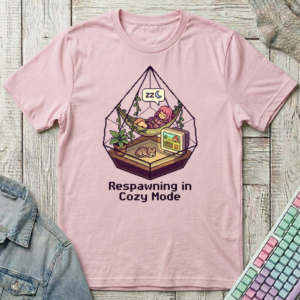 Respawn Sanctuary T-Shirt - Respawn Sanctuary_light_pink