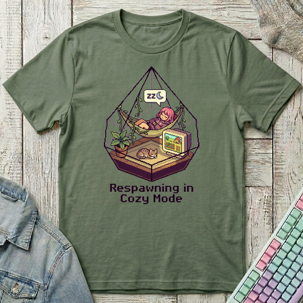 Respawn Sanctuary T-Shirt - Respawn Sanctuary_military_green