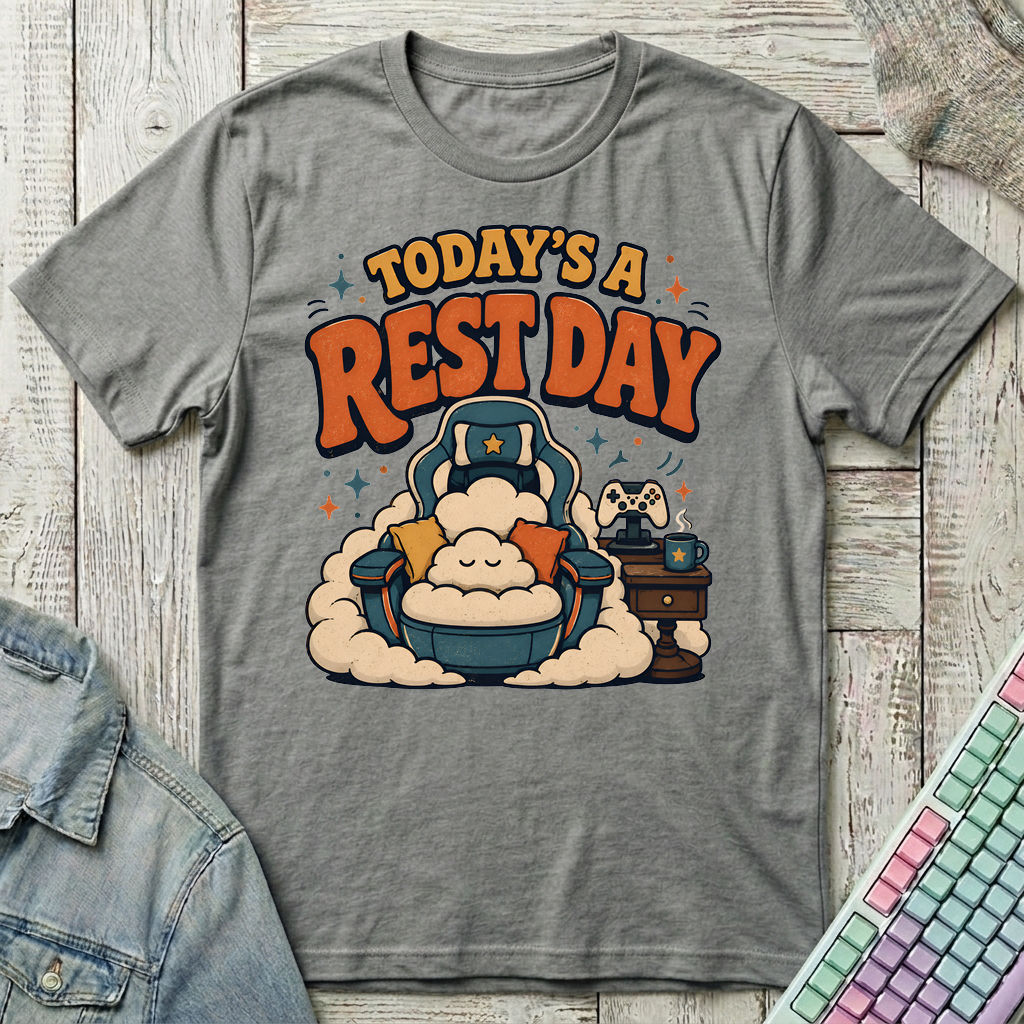 Rest Day T-Shirt - Rest Day_graphite_heather