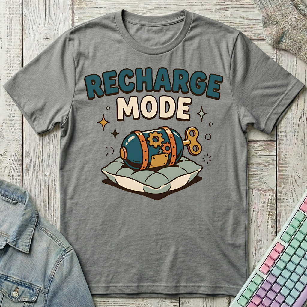 Rest Recharge T-Shirt - Rest Recharge_graphite_heather