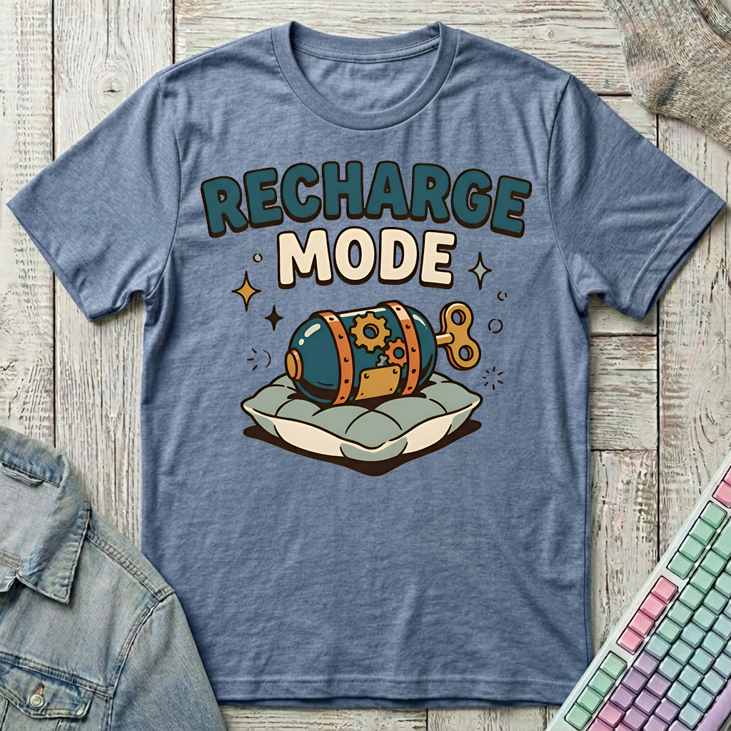 Rest Recharge T-Shirt - Rest Recharge_heather_indigo