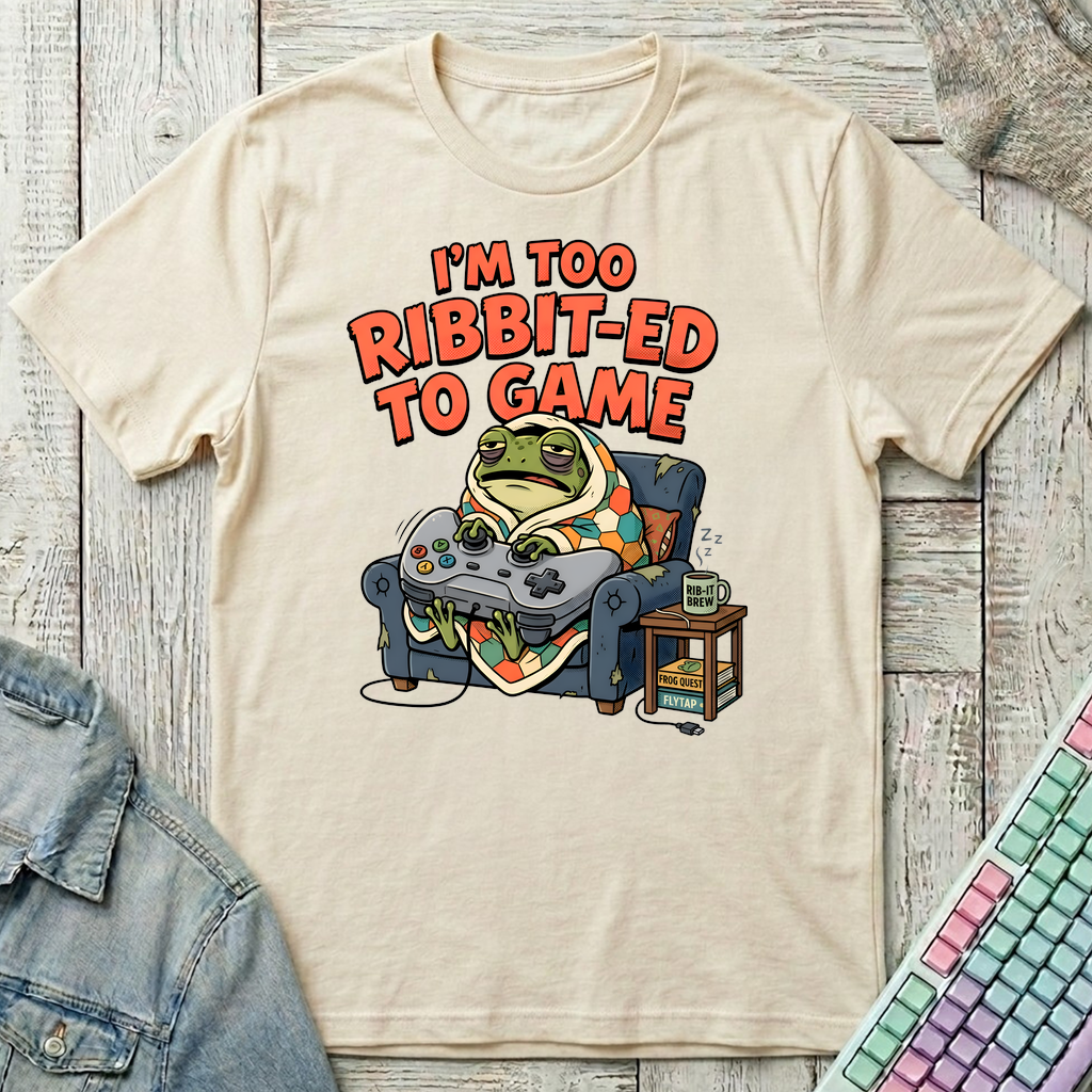 Ribbit Mode T-Shirt - Ribbit Mode_natural