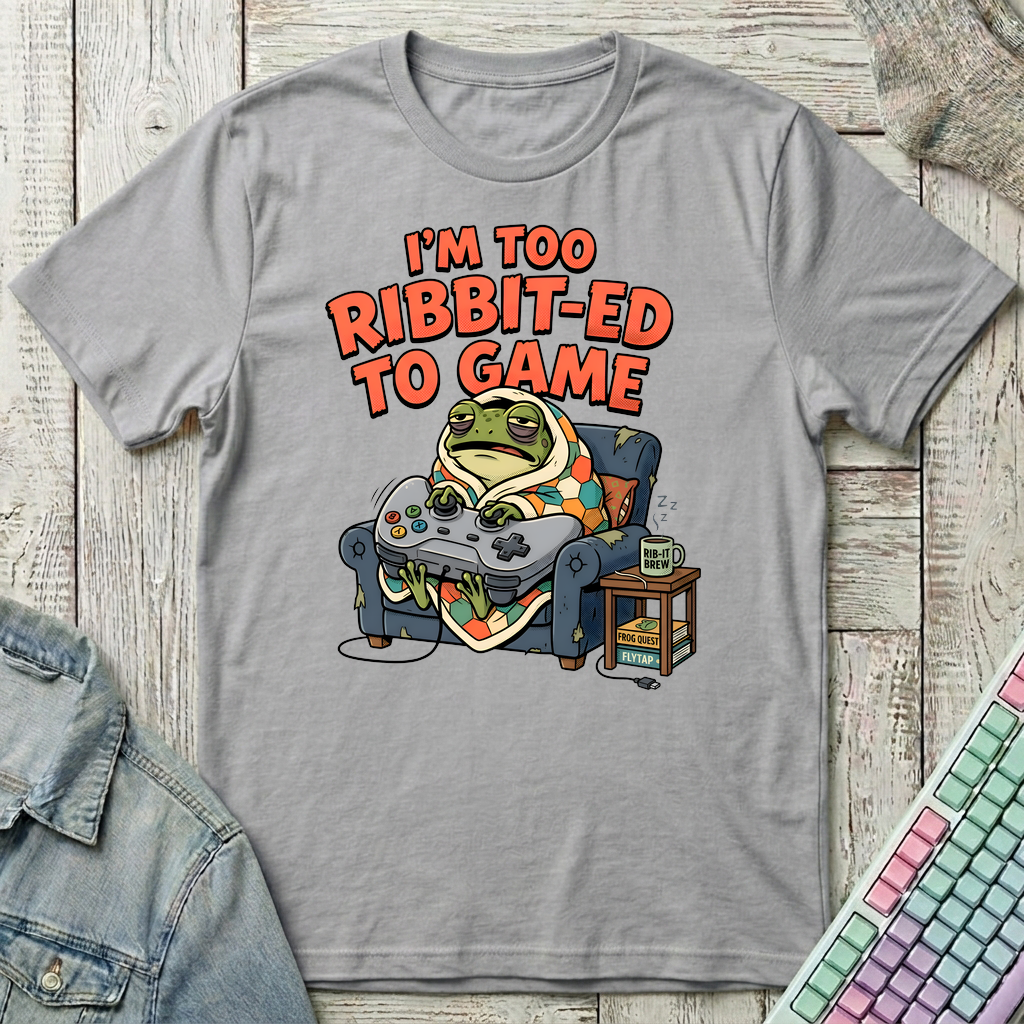 Ribbit Mode T-Shirt - Ribbit Mode_sport_grey