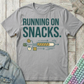 Running On Snack T-Shirt - Running On Snack_sport_grey