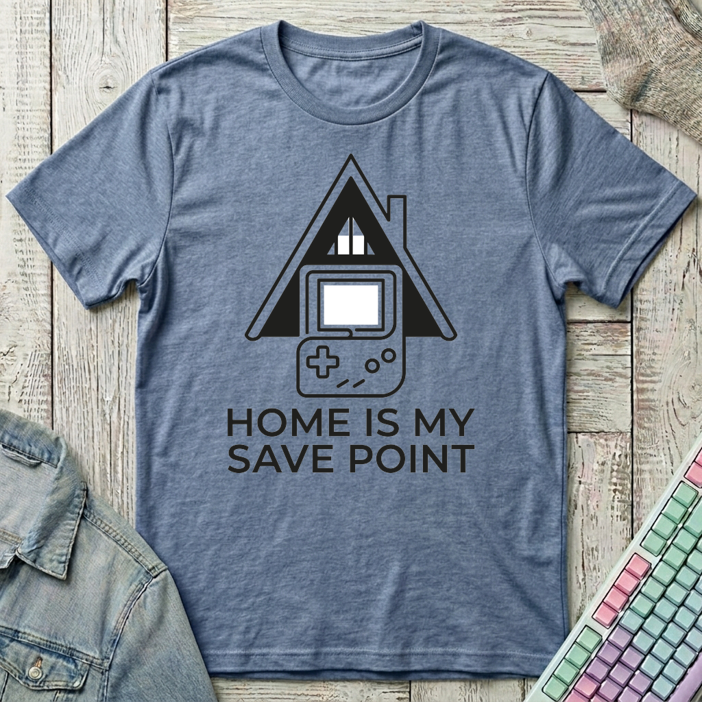 Safe Haven T-Shirt - Safe Haven_heather_indigo