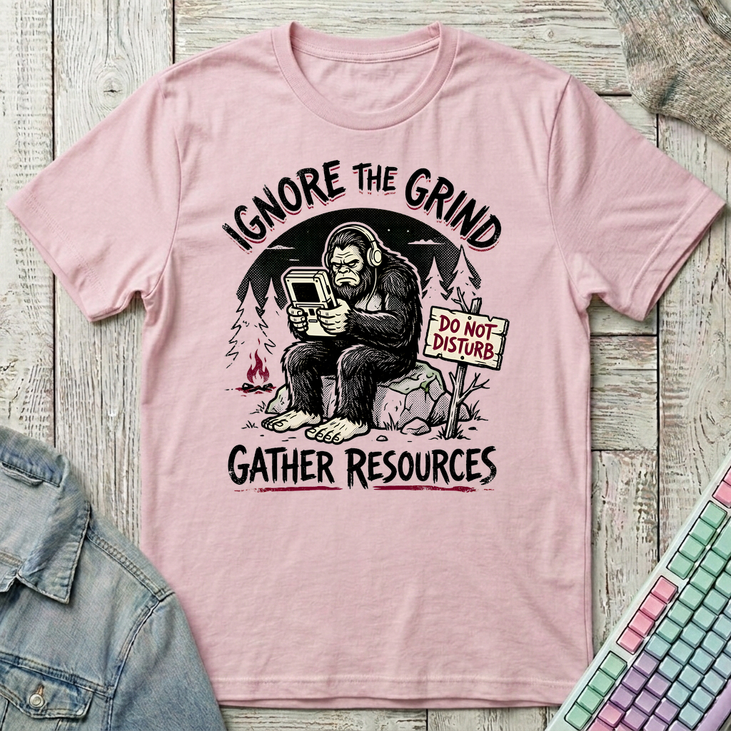 Sasquatch Gaming Retreat T-Shirt - Sasquatch Gaming Retreat_light_pink