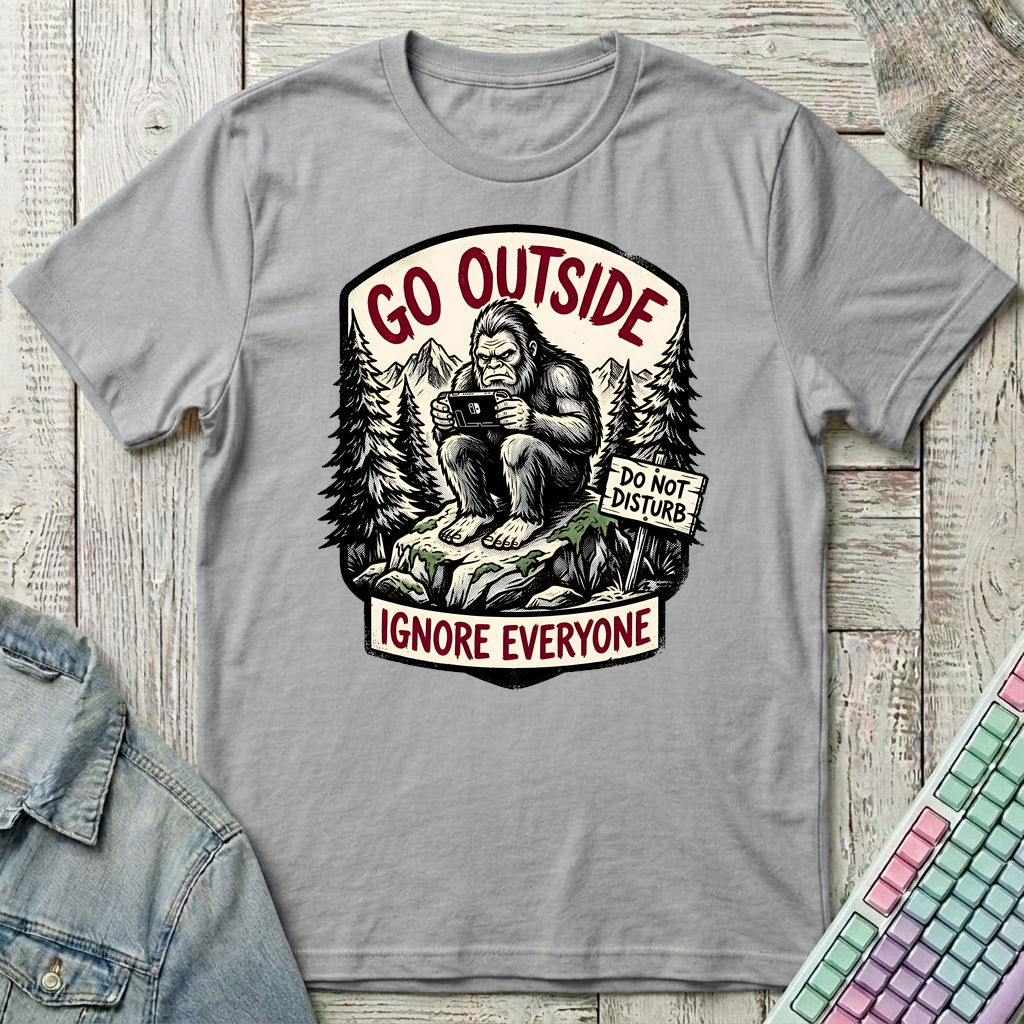 Sasquatch Offline Gaming T-Shirt - Sasquatch Offline Gaming_sport_grey