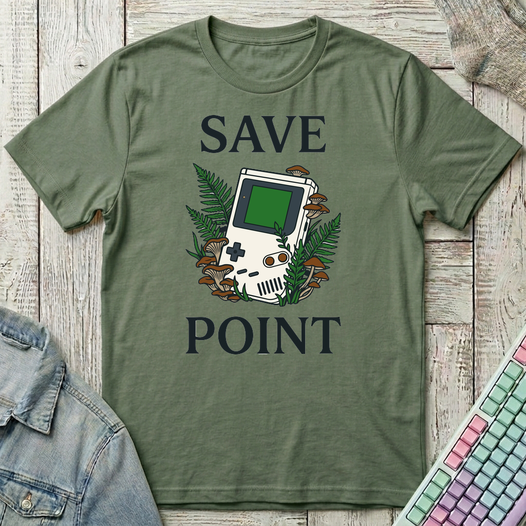 Save Point T-Shirt - Save Point_military_green