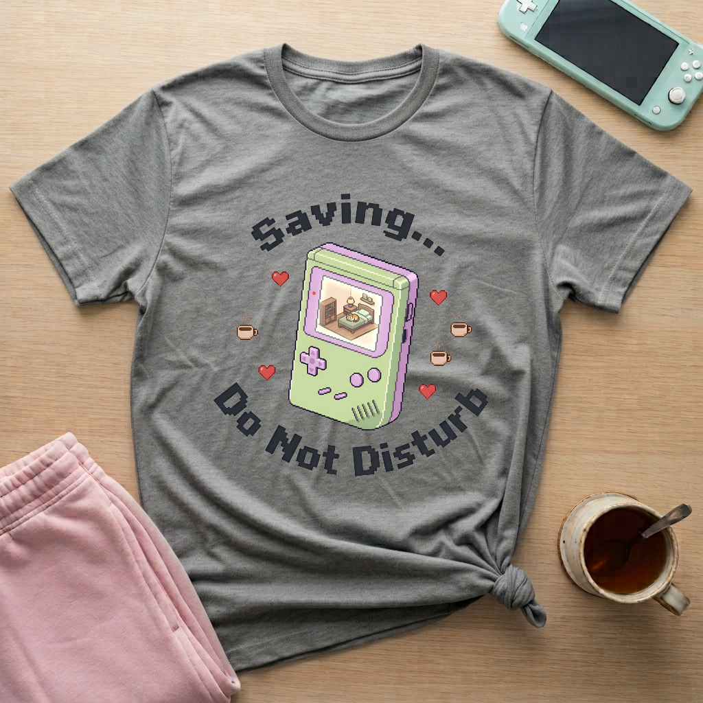 Saving Do Not Disturb T-Shirt - Saving Do Not Disturb_graphite_heather