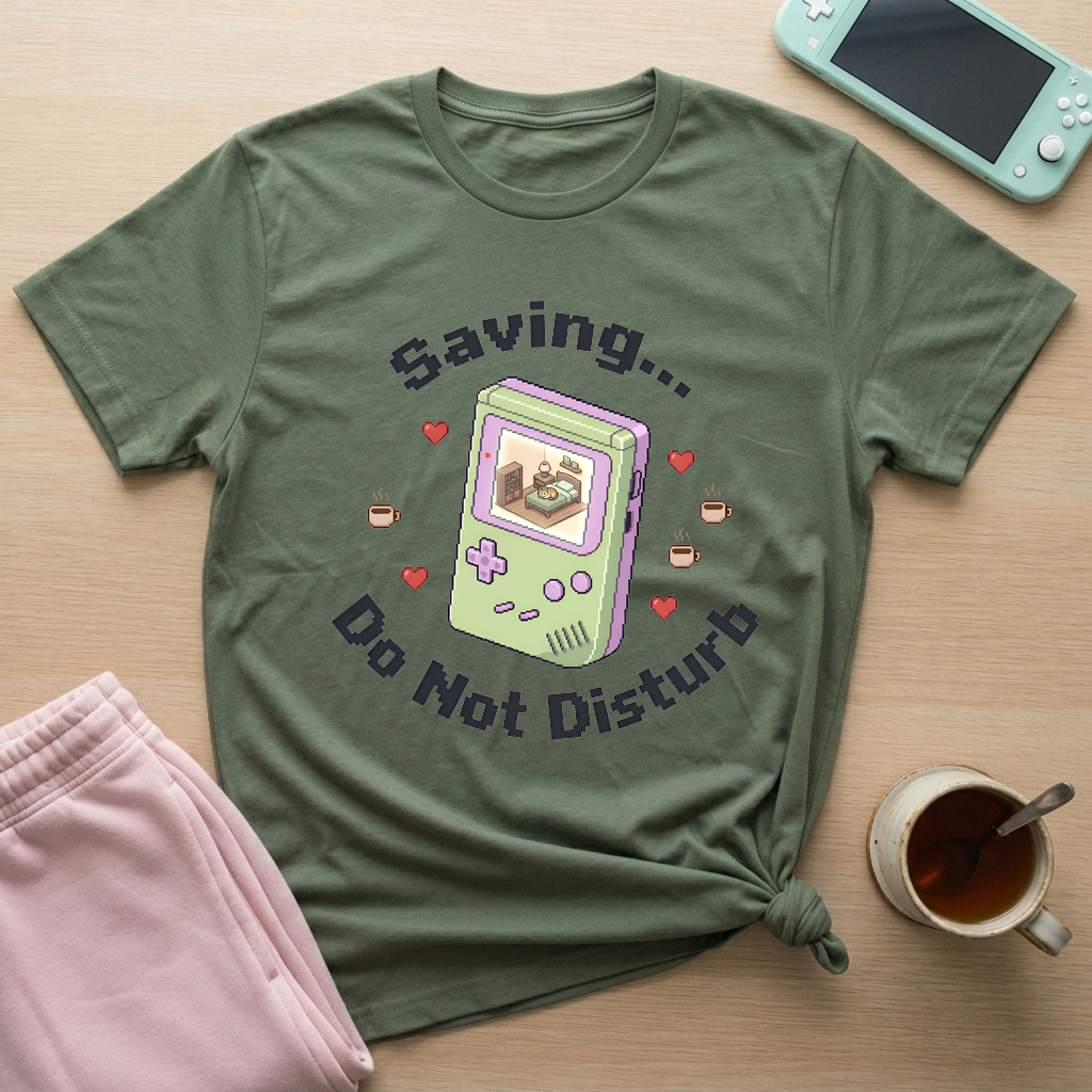 Saving Do Not Disturb T-Shirt - Saving Do Not Disturb_military_green