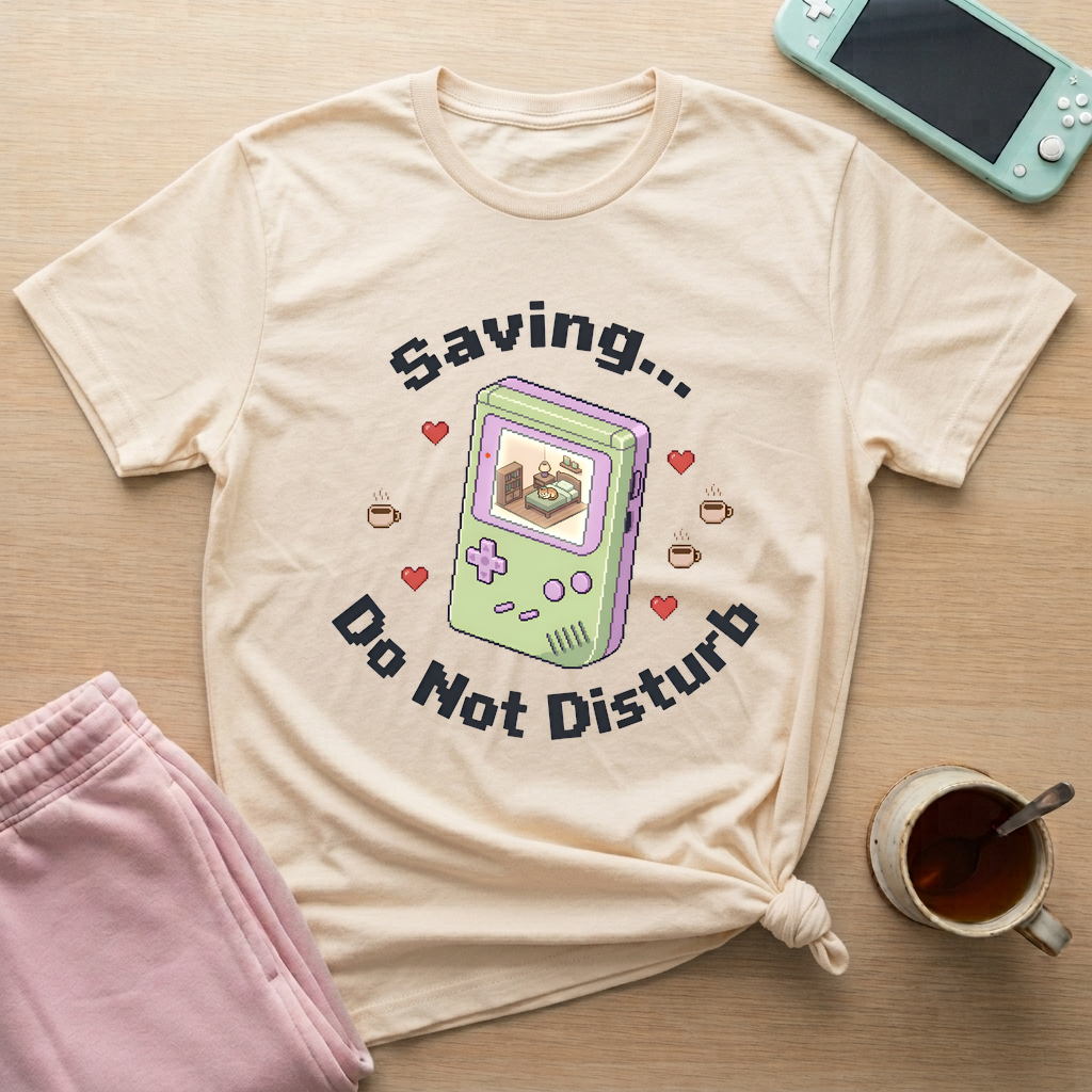 Saving Do Not Disturb T-Shirt - Saving Do Not Disturb_natural