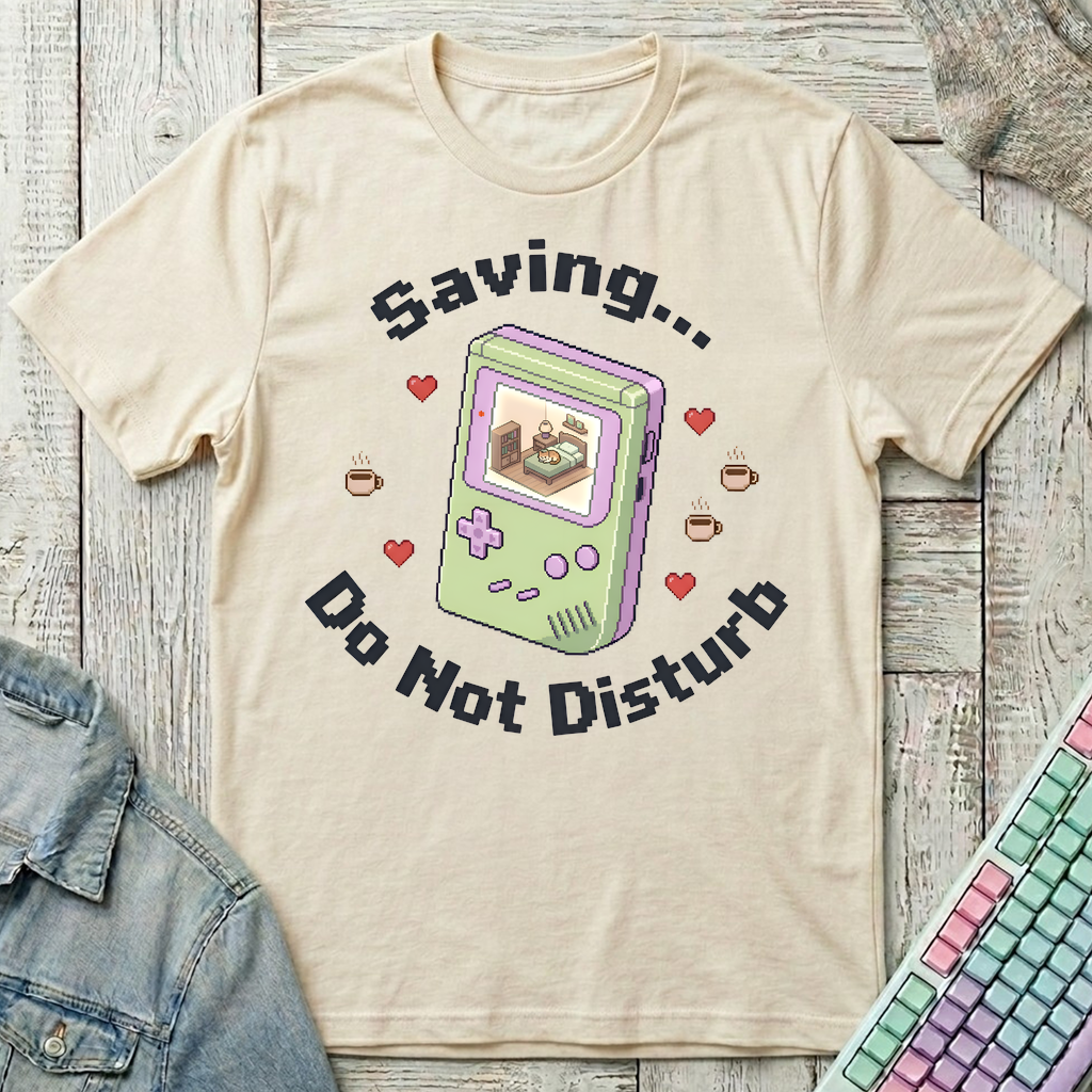 Saving Do Not Disturb T-Shirt - Saving Do Not Disturb_natural