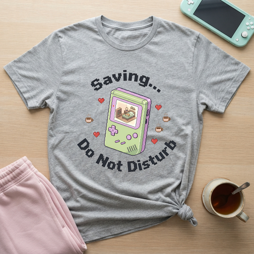 Saving Do Not Disturb T-Shirt - Saving Do Not Disturb_sport_grey