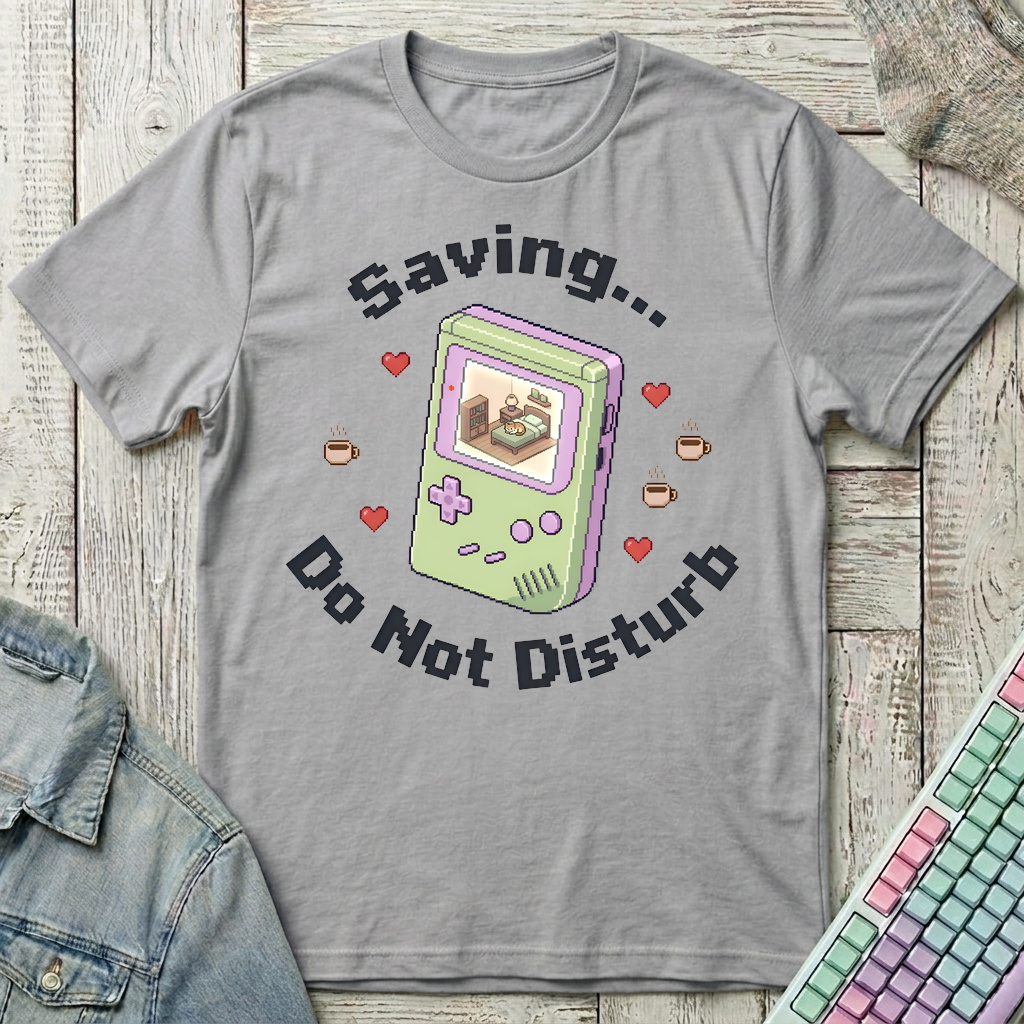 Saving Do Not Disturb T-Shirt - Saving Do Not Disturb_sport_grey