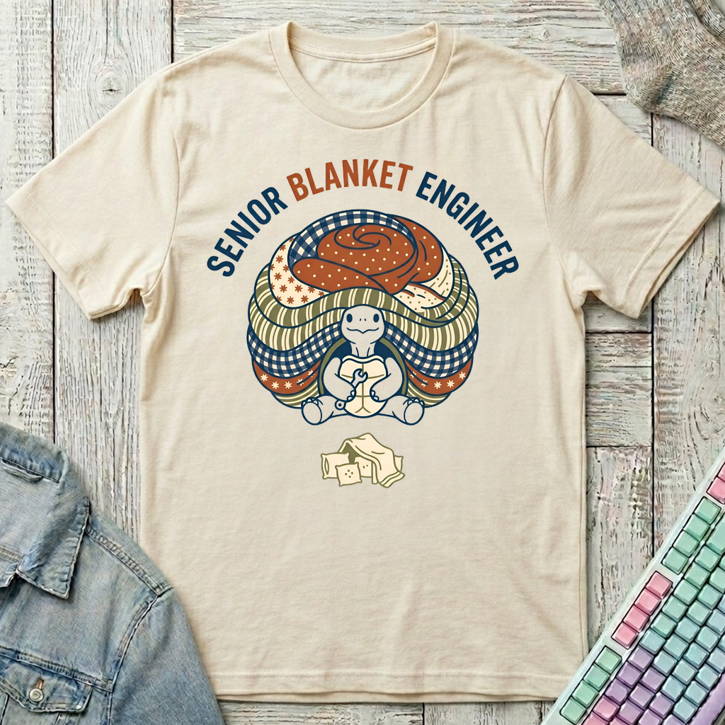 Senior Blanket Engineer T-Shirt - Senior Blanket Engineer_natural
