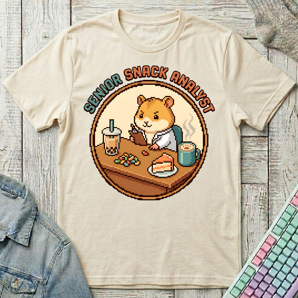 Senior Snack Analyst T-Shirt - Senior Snack Analyst_natural