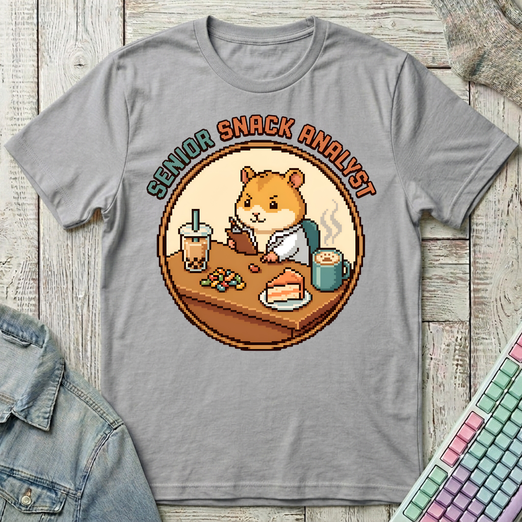 Senior Snack Analyst T-Shirt - Senior Snack Analyst_sport_grey