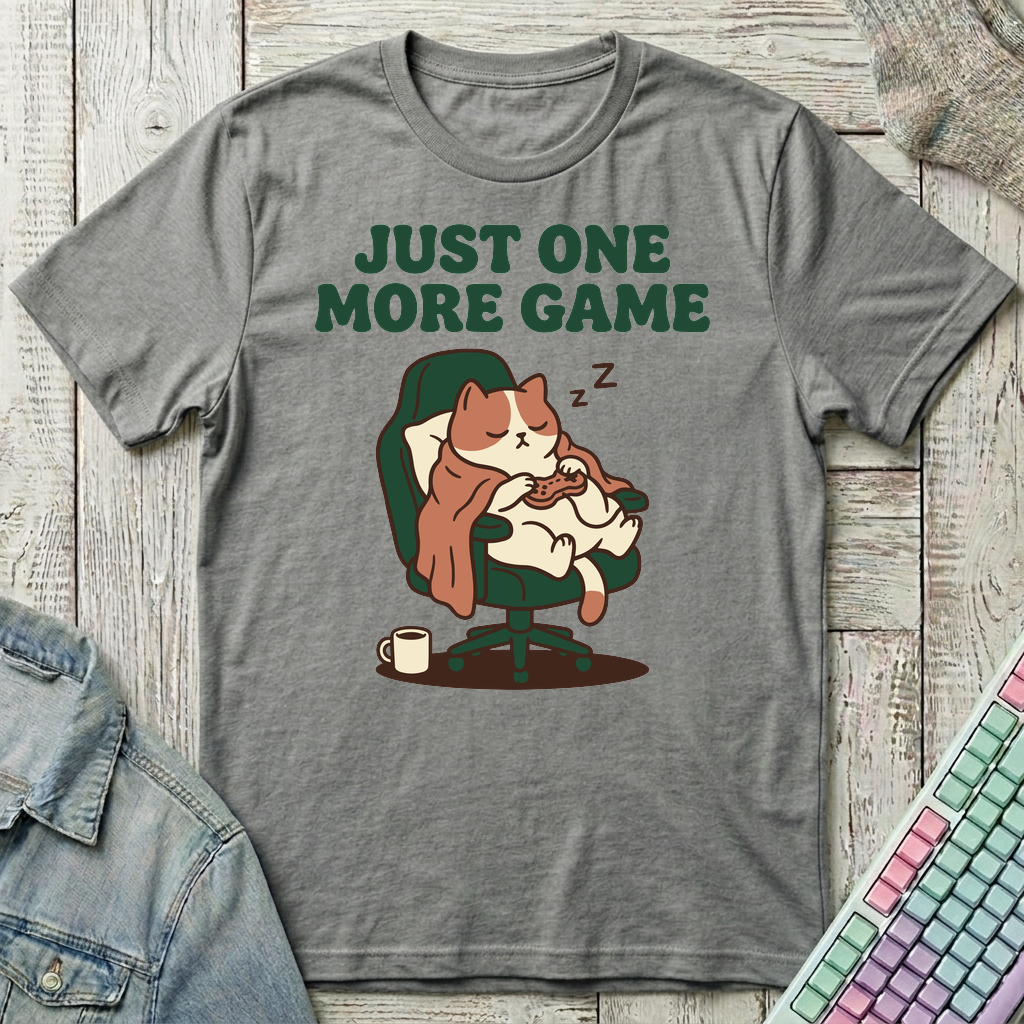 Sleepy Gamer T-Shirt - Sleepy Gamer_graphite_heather