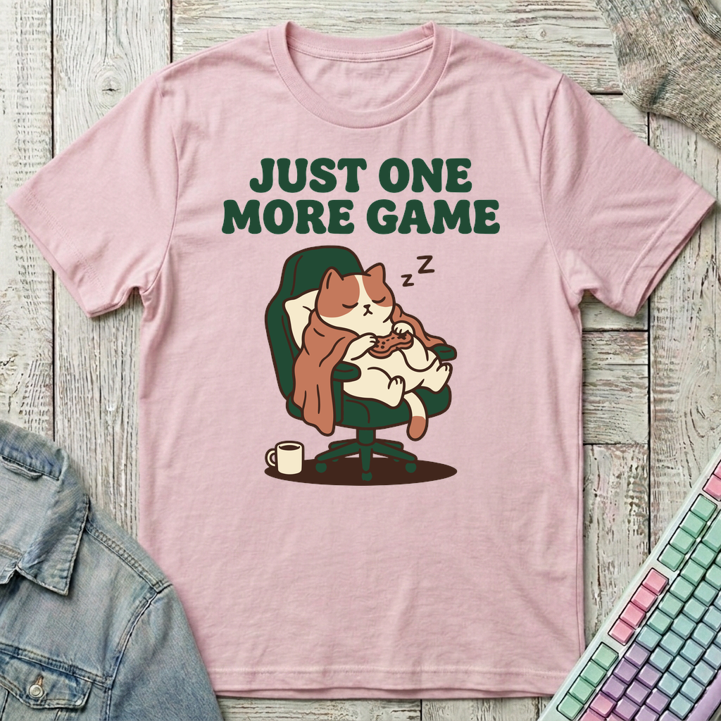Sleepy Gamer T-Shirt - Sleepy Gamer_light_pink