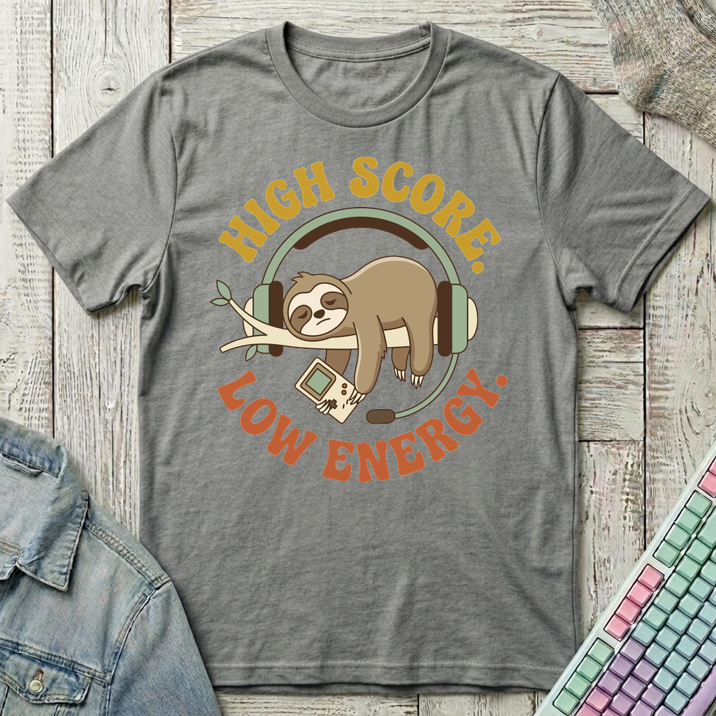 Sloth Mode T-Shirt - Sloth Mode_graphite_heather