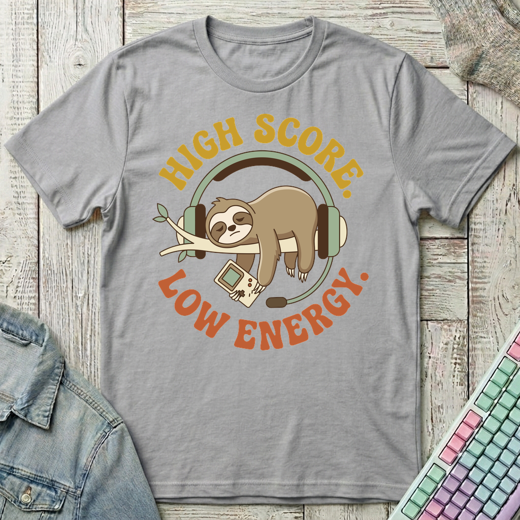 Sloth Mode T-Shirt - Sloth Mode_sport_grey