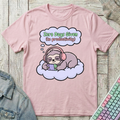 Sloth Productivity T-Shirt - Sloth Productivity_light_pink