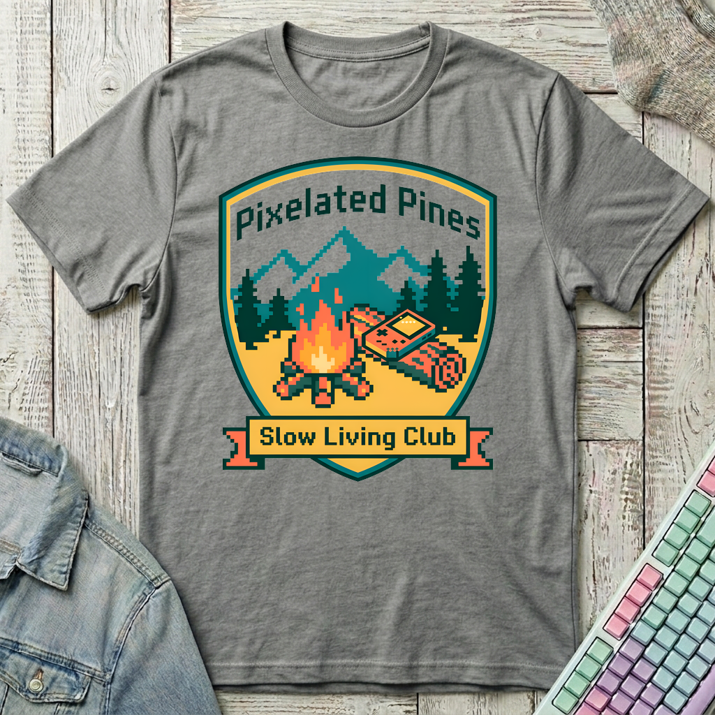 Slow Living Club T-Shirt - Slow Living Club_graphite_heather