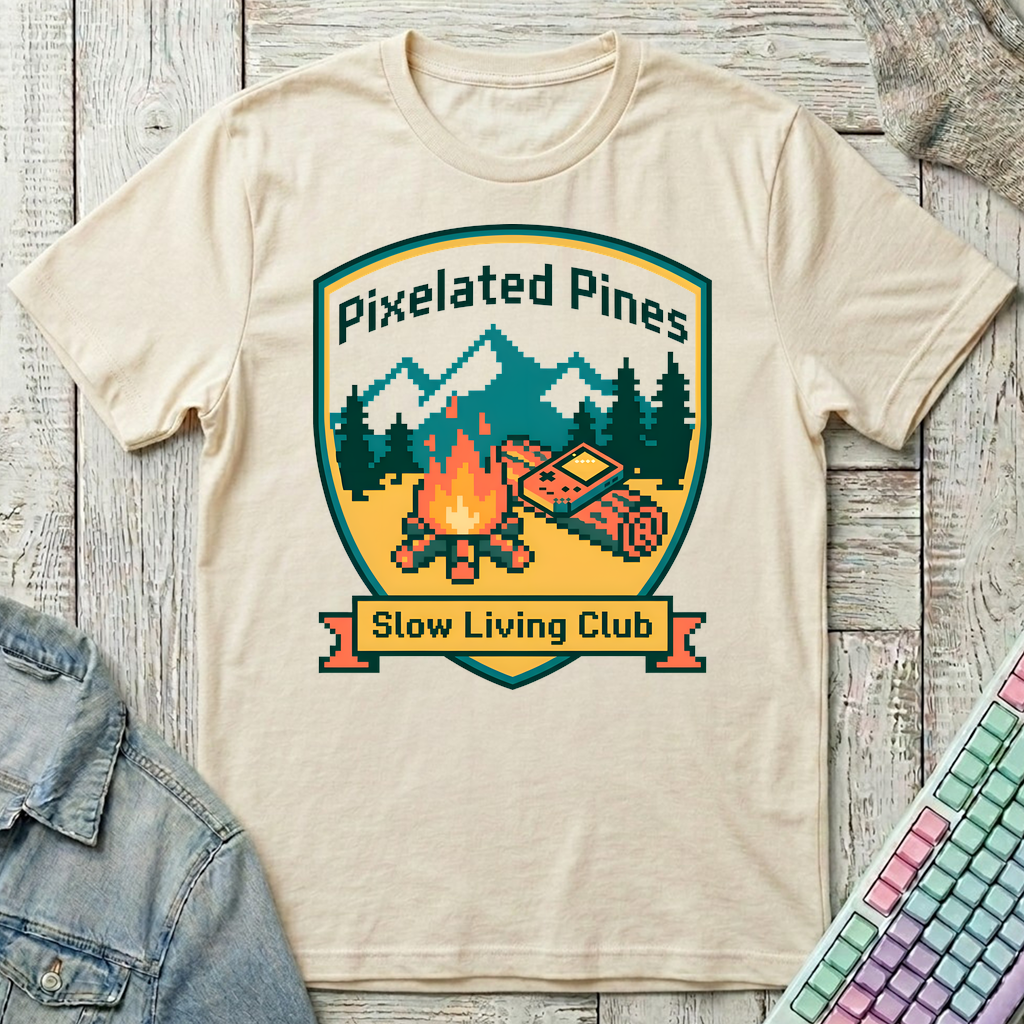 Slow Living Club T-Shirt - Slow Living Club_natural