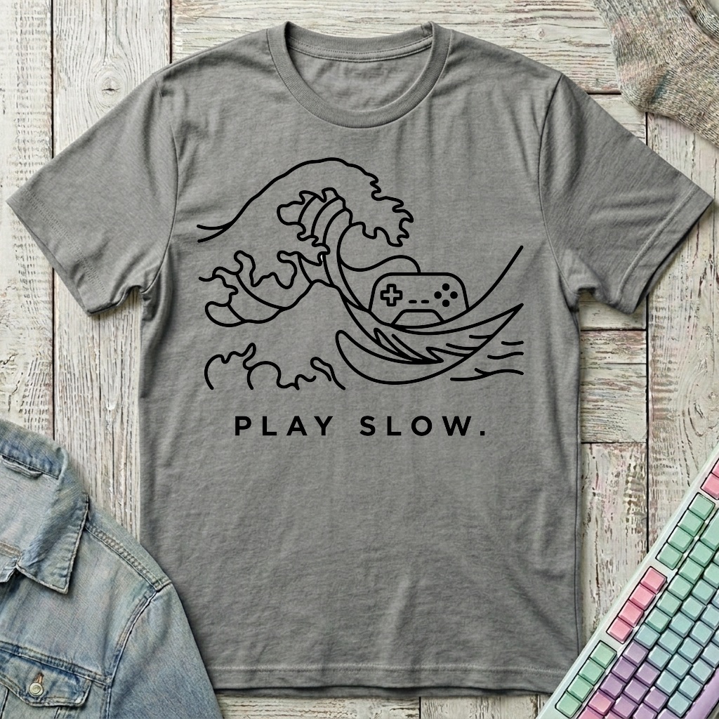 Slow Play Society T-Shirt - Slow Play Society_graphite_heather