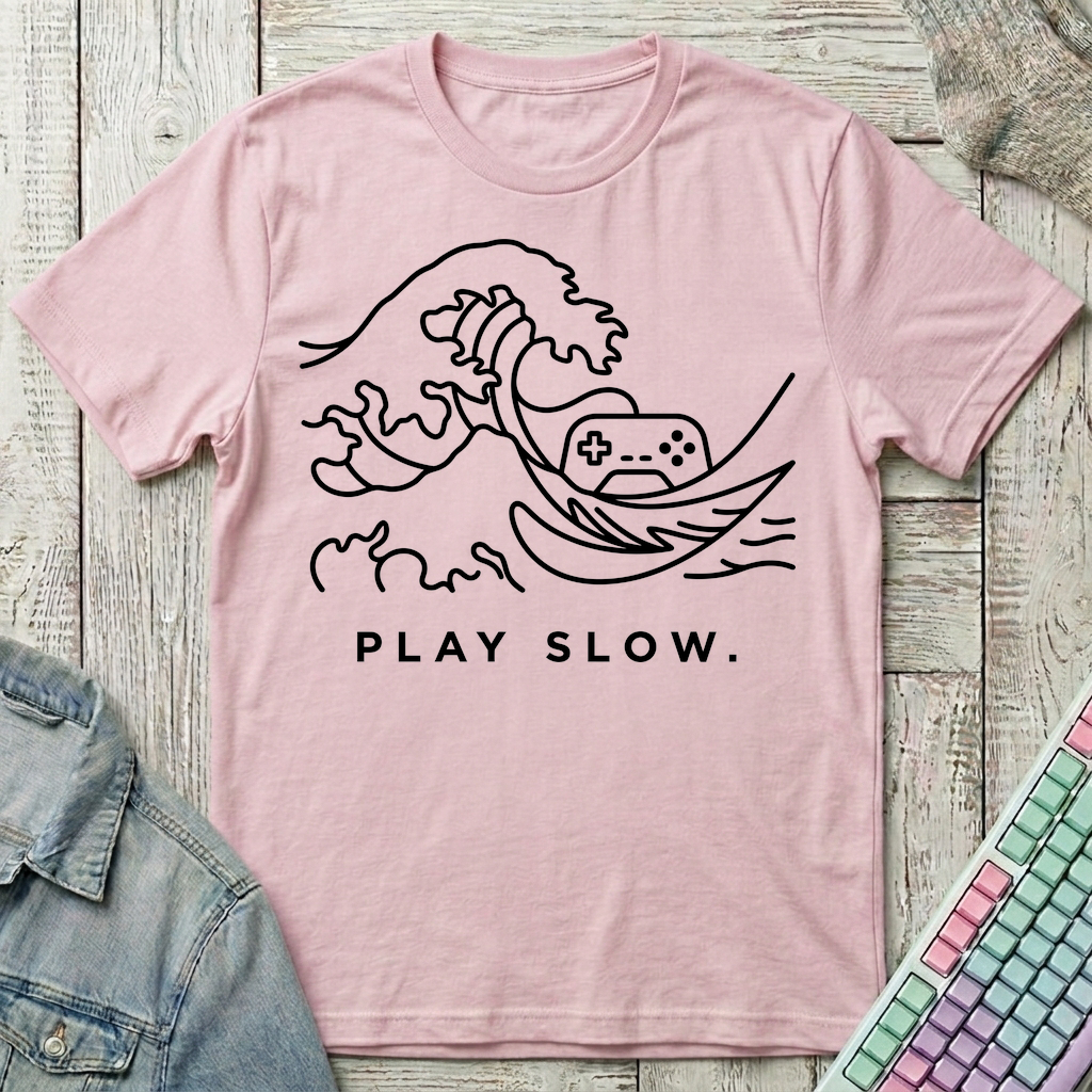 Slow Play Society T-Shirt - Slow Play Society_light_pink