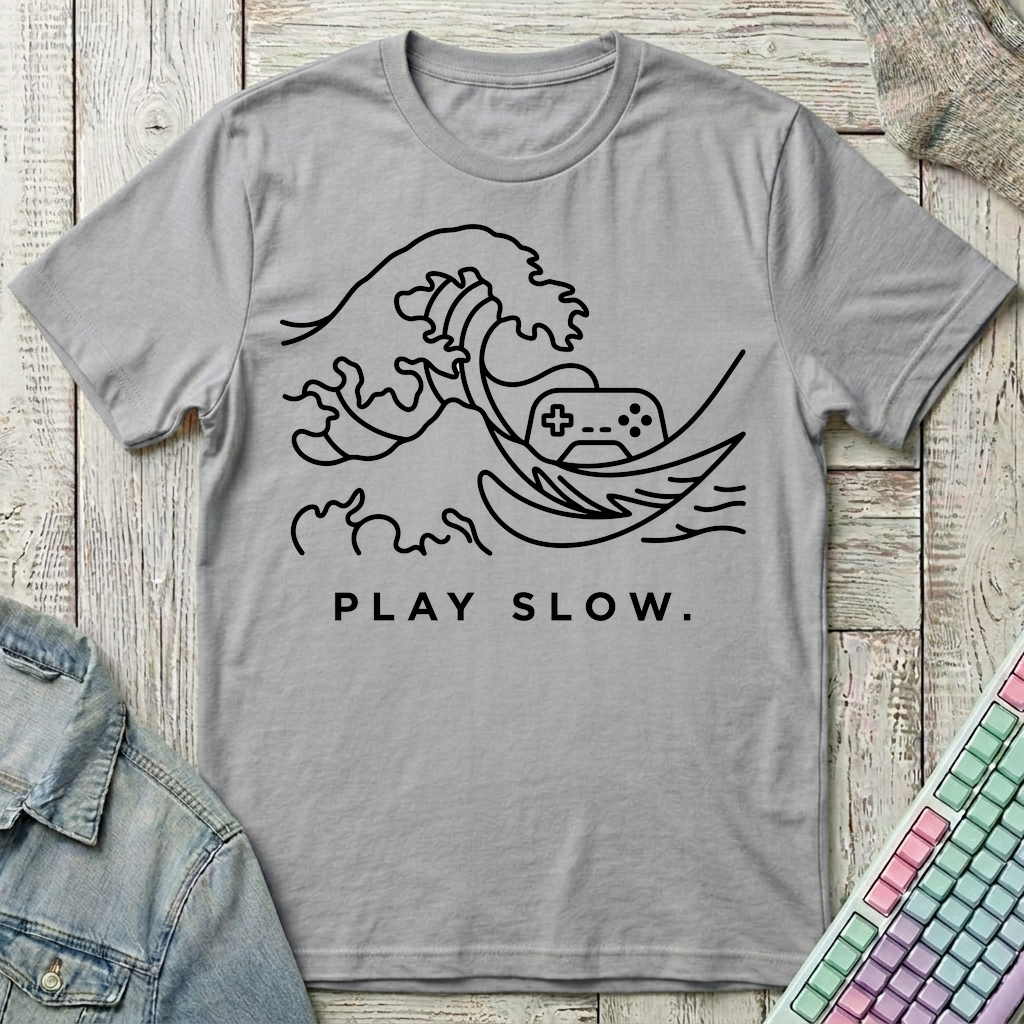 Slow Play Society T-Shirt - Slow Play Society_sport_grey