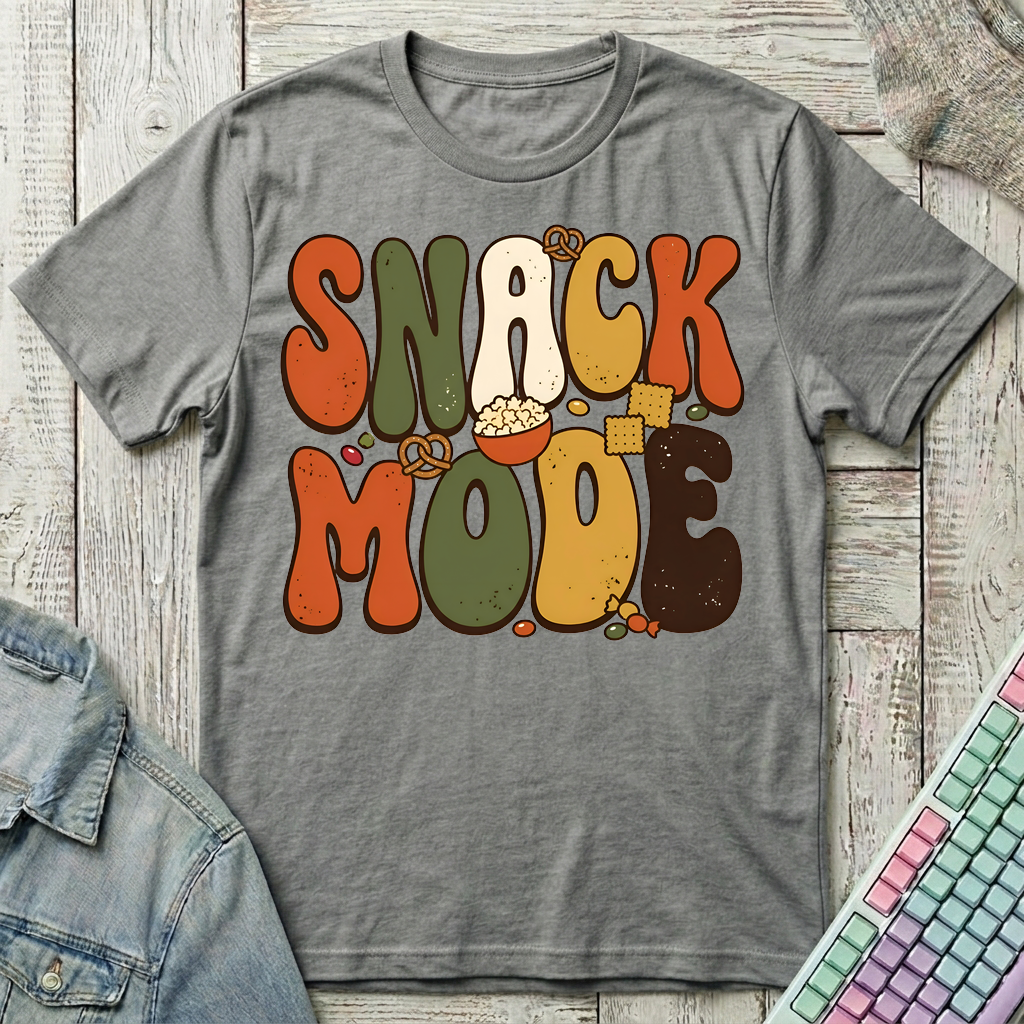 Snack Mode T-Shirt - Snack Mode_graphite_heather