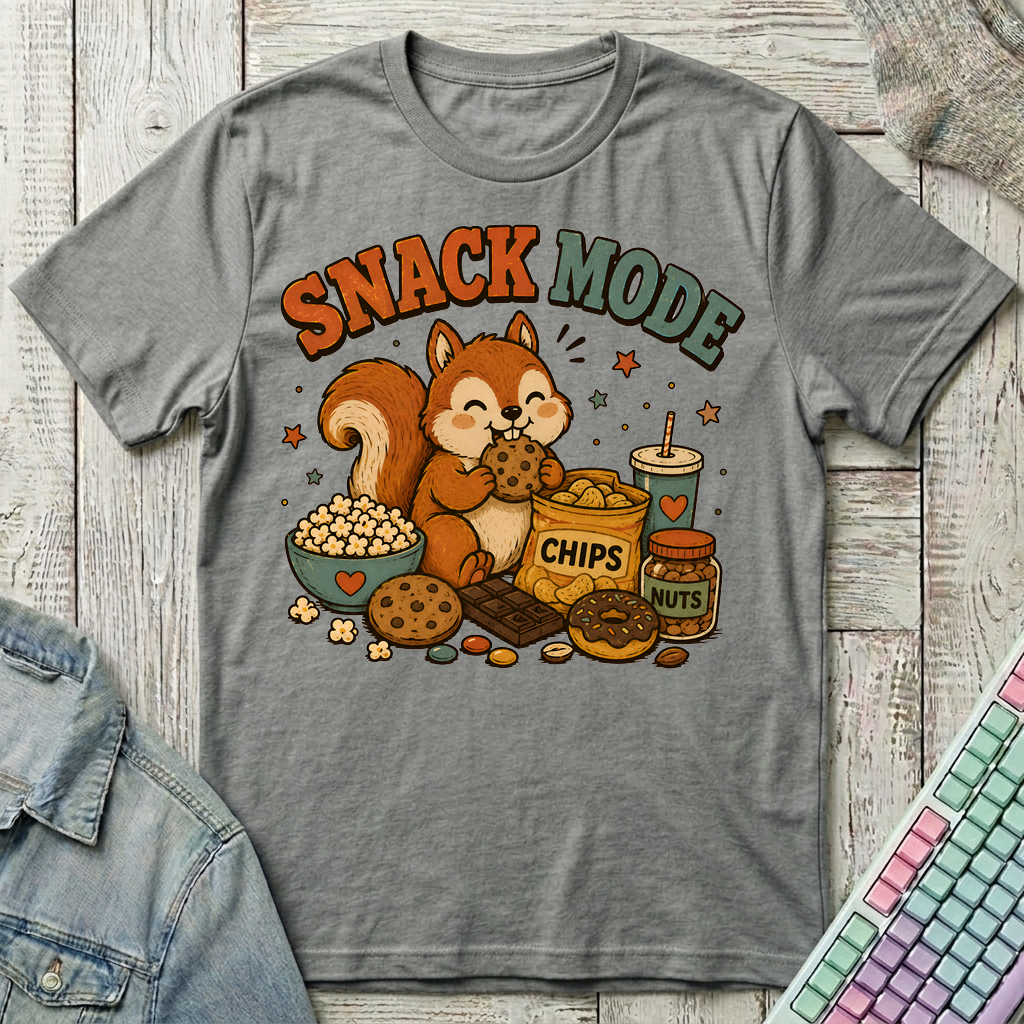 Snack Quest T-Shirt - Snack Quest_graphite_heather