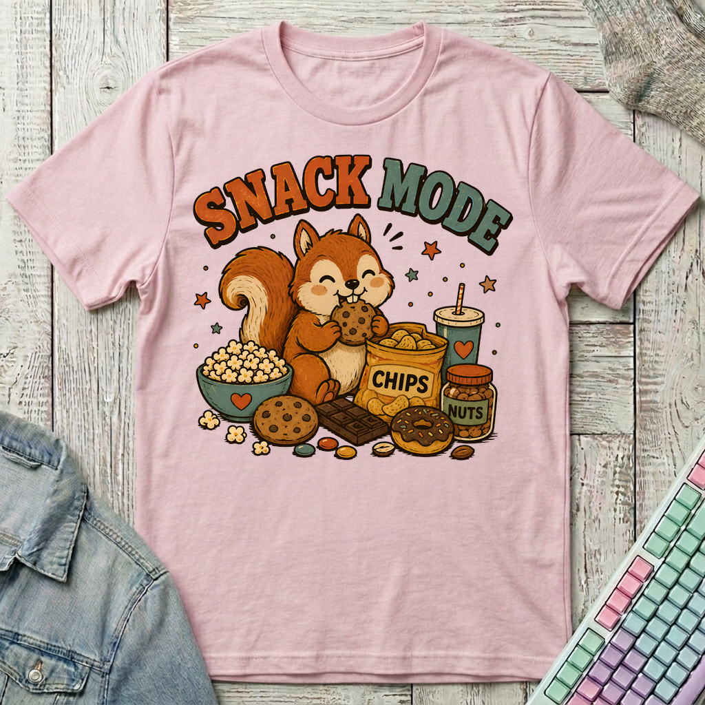 Snack Quest T-Shirt - Snack Quest_light_pink